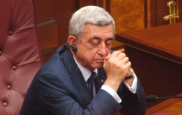 Սերժ Սարգսյանը քնել է «Եվրանեսթի» նիստի ժամանակ (VIDEO)